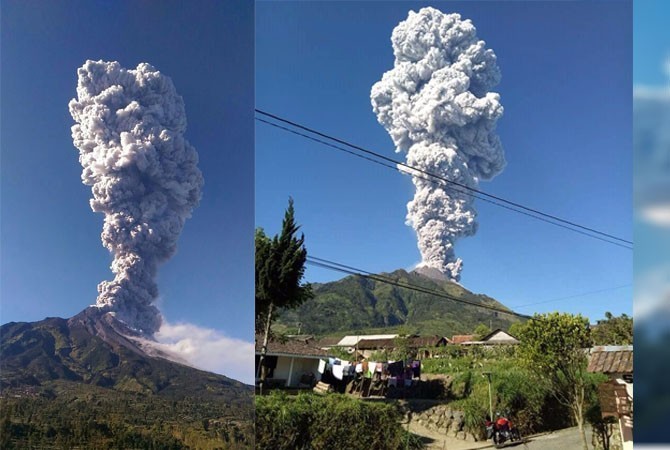 Detail Gambar Gunung Merapi Meletus 2018 Nomer 14