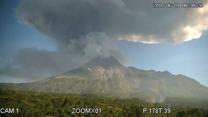 Detail Gambar Gunung Merapi Meletus 2018 Nomer 24