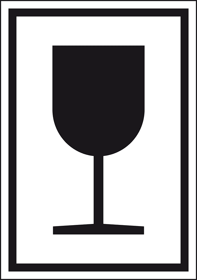 Detail Vorsicht Zerbrechlich Logo Nomer 3