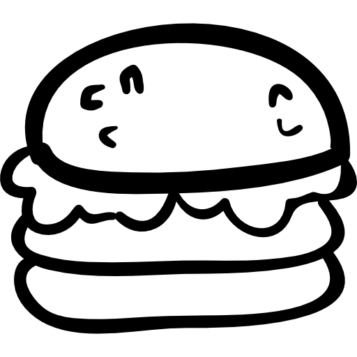 Detail Burger Icon Nomer 4