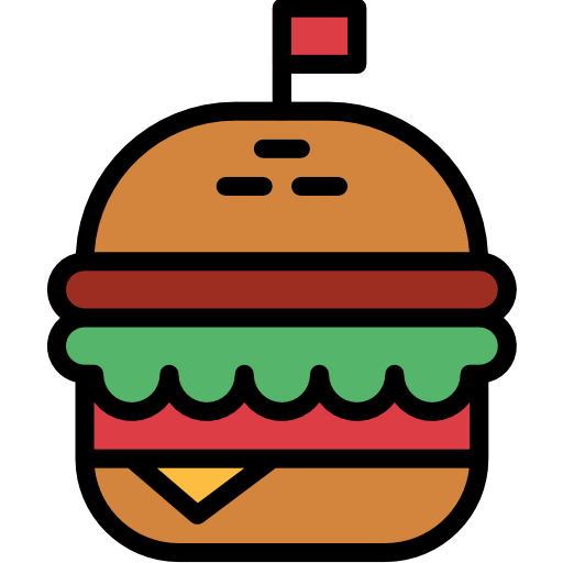 Detail Burger Icon Nomer 5