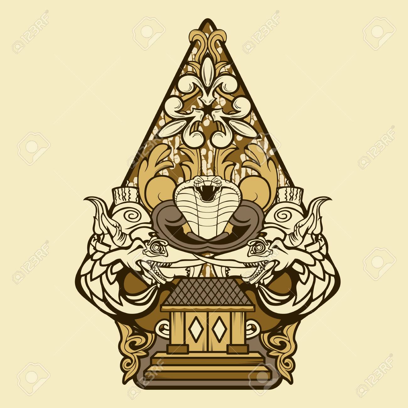 Detail Gambar Gunungan Wayang Clipart Nomer 12