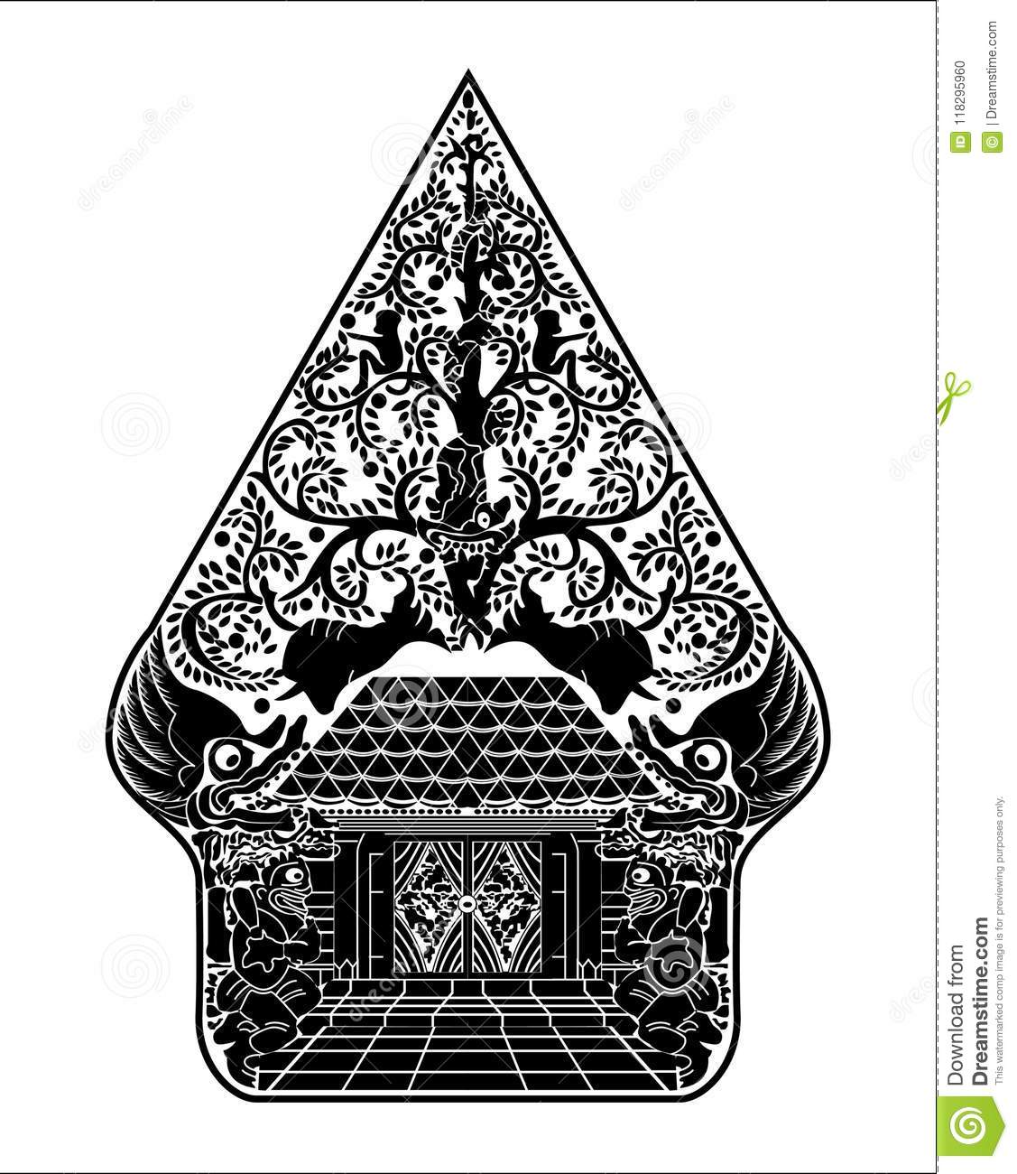 Detail Gambar Gunungan Wayang Kulit Png Nomer 27