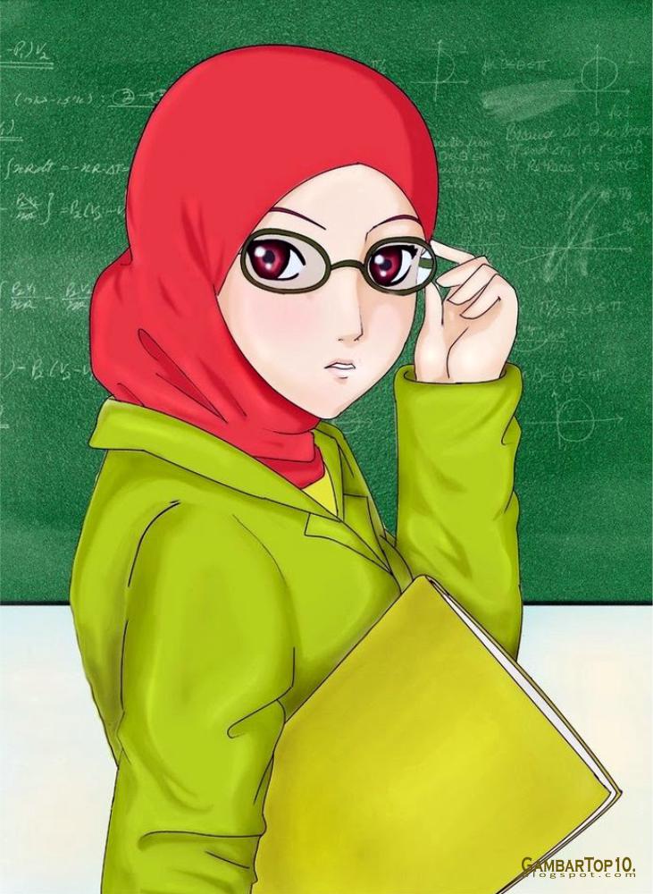 Detail Gambar Guru Gambar Kartun Dokter Muslimah Nomer 8