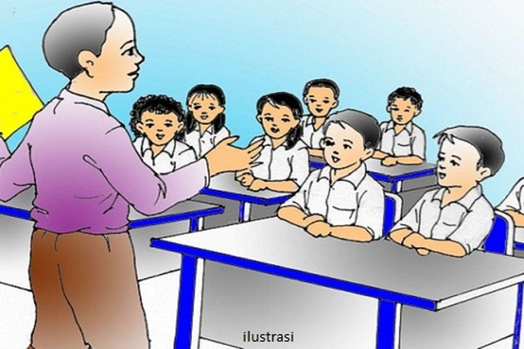 Detail Gambar Guru Sedang Mengajar Di Kelas Nomer 2