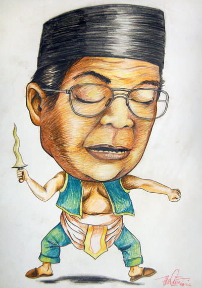 Detail Gambar Gusdur Karikatur Nomer 17