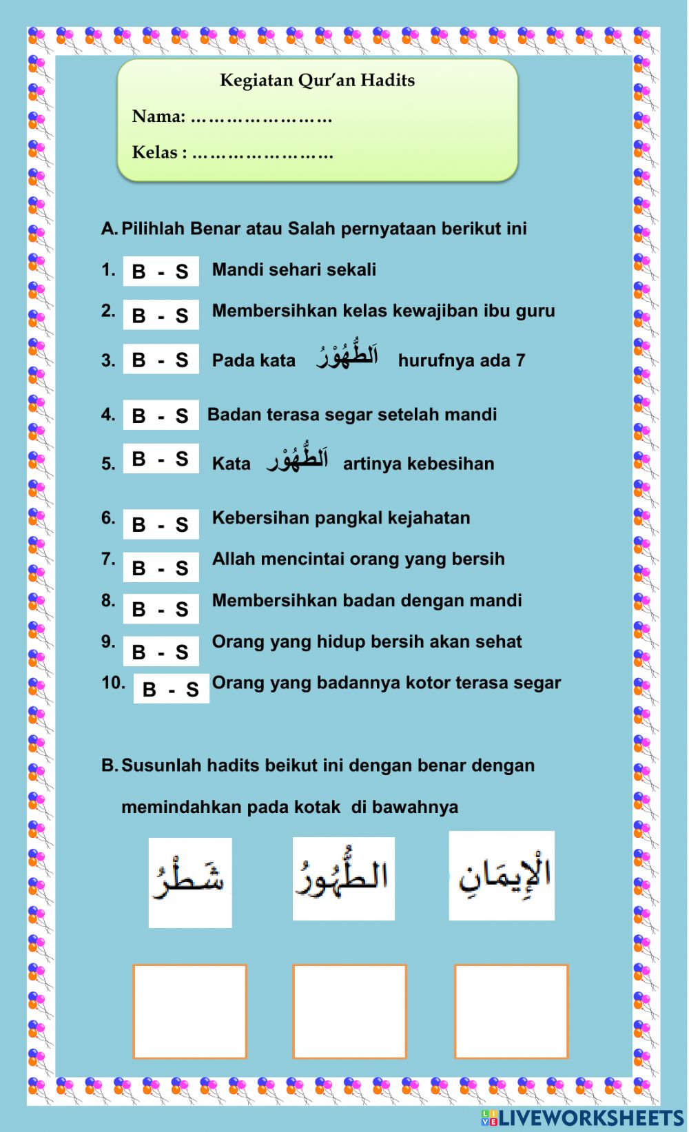 Detail Gambar Hadist Kebersihan Nomer 47