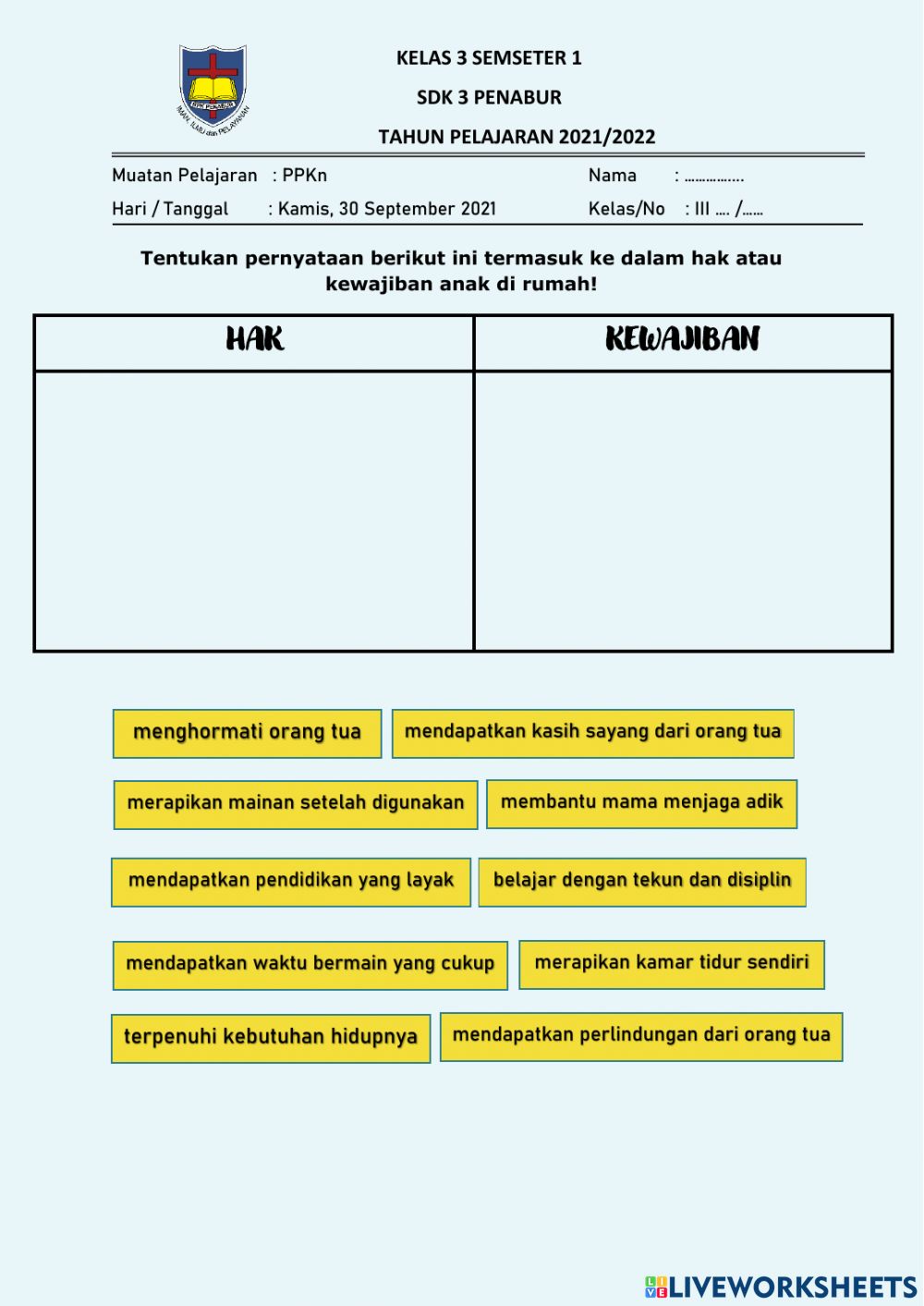 Detail Gambar Hak Dan Kewajiban Anak Nomer 40