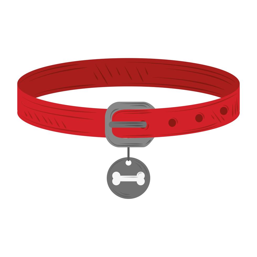 Detail Rotes Halsband Hund Nomer 17