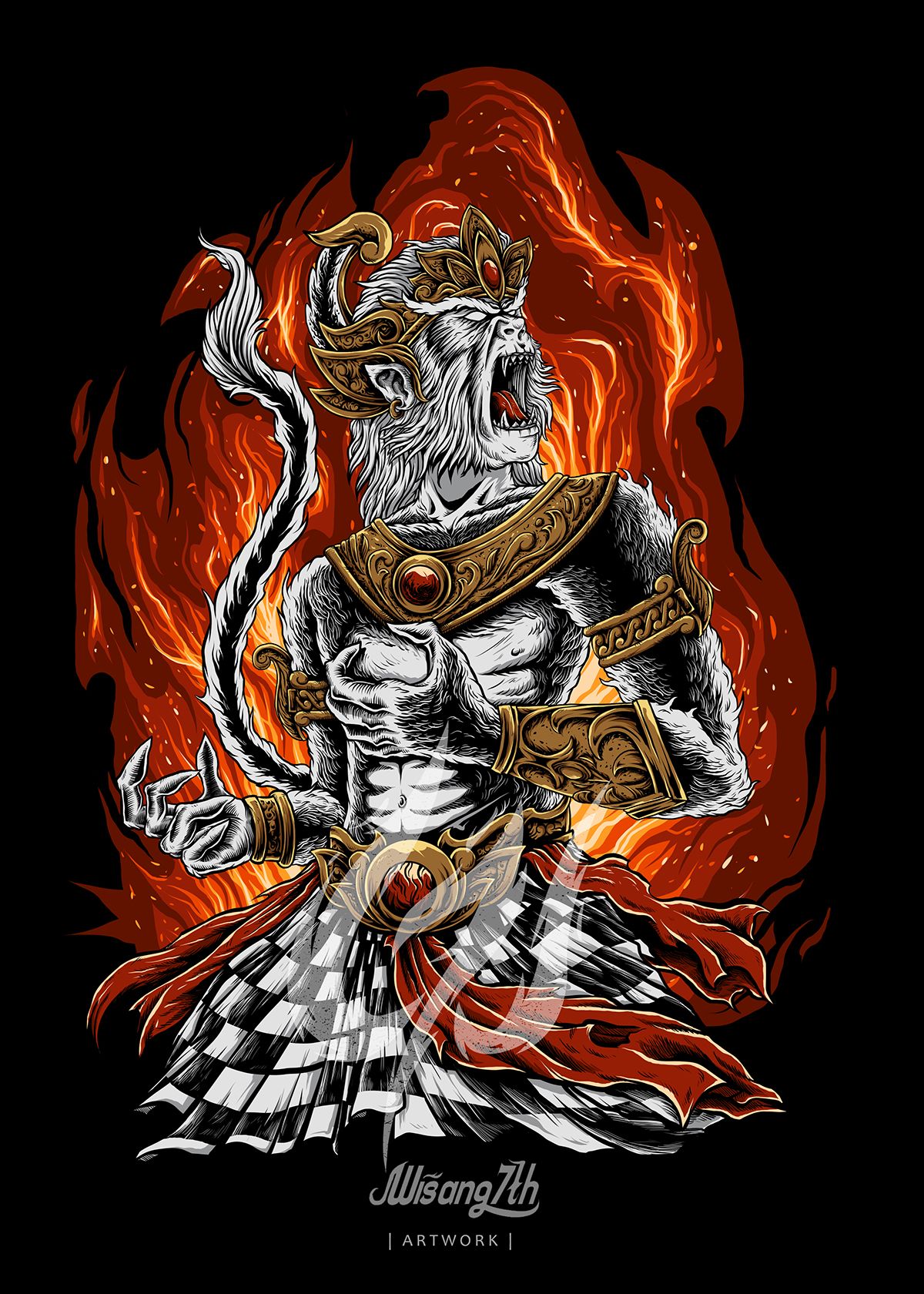 Detail Gambar Hanoman Kera Putih Nomer 4