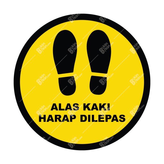 Detail Gambar Harap Lepas Alas Kaki Nomer 20