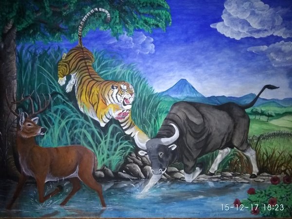 Detail Gambar Harimau Gambar Harimau Dan Banteng Nomer 3