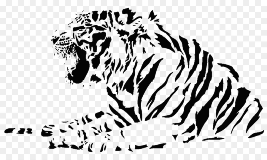 Detail Gambar Harimau Hitam Putih Nomer 54