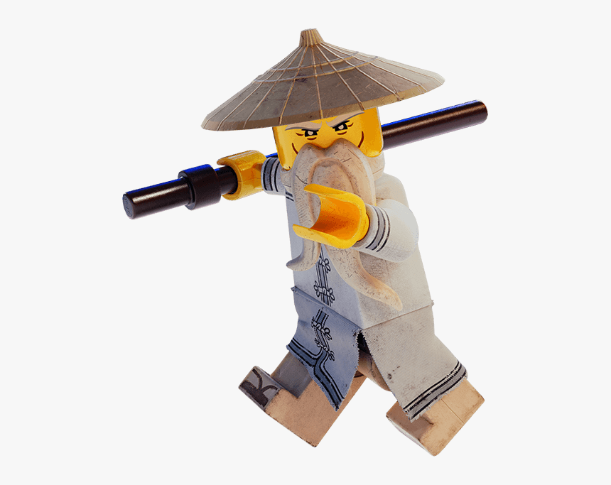 Detail Lego Ninjago Sensei Wu Minifigure Nomer 4