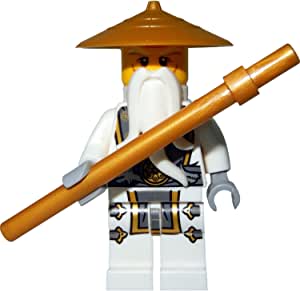 Detail Lego Ninjago Sensei Wu Minifigure Nomer 5
