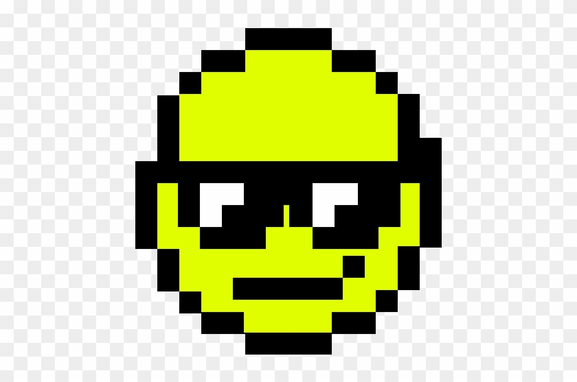 Detail Pixel Art Face Nomer 4