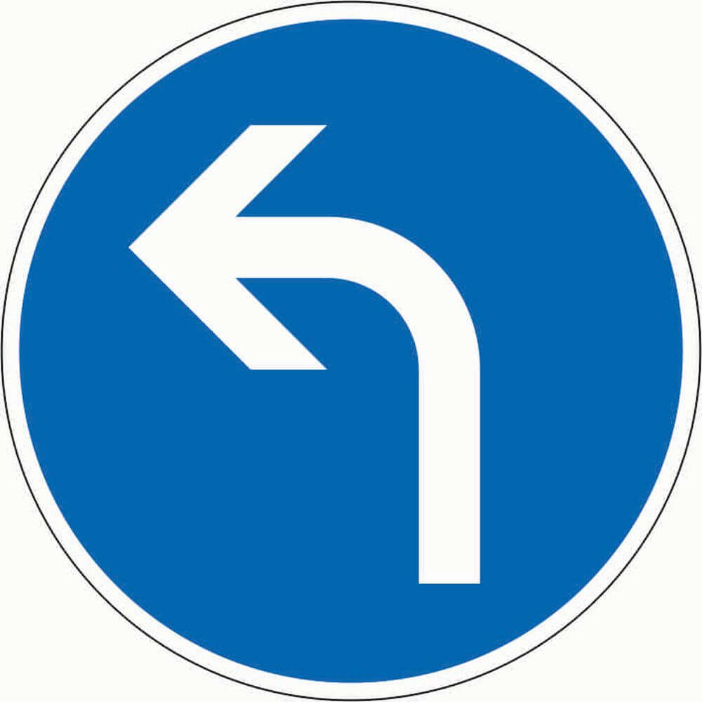 Ich Darf Unter Beachtung Der Verkehrszeichen Abbiegen Verkehrszeichen Links Abbiegen Verboten