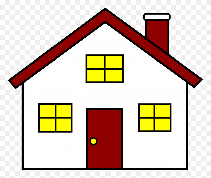 Detail Flat House Clipart Nomer 4