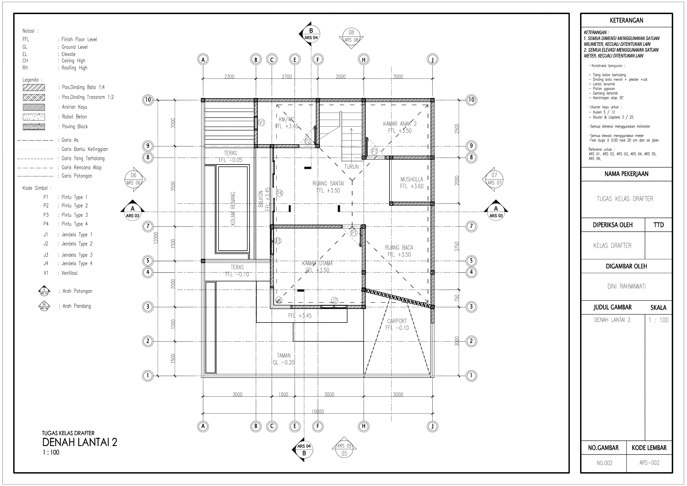 Detail Gambar Hasil Drafter Nomer 24