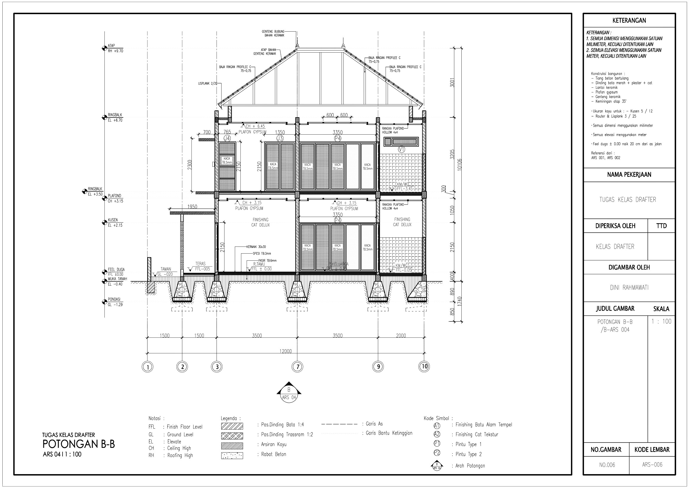 Detail Gambar Hasil Drafter Nomer 44