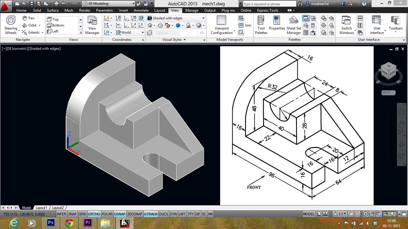 Detail Gambar Hasil Drafter Drafter Machine Auto Cad Nomer 3