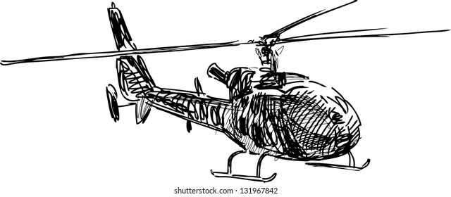 Detail Gambar Helikopter Hitam Putih Nomer 54