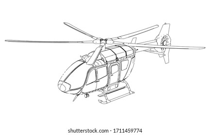Detail Gambar Helikopter Hitam Putih Nomer 57