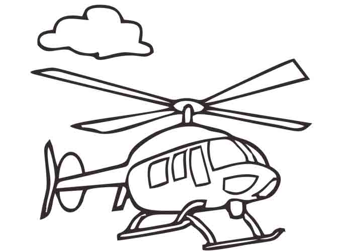 Detail Gambar Helikopter Mewarnai Nomer 17