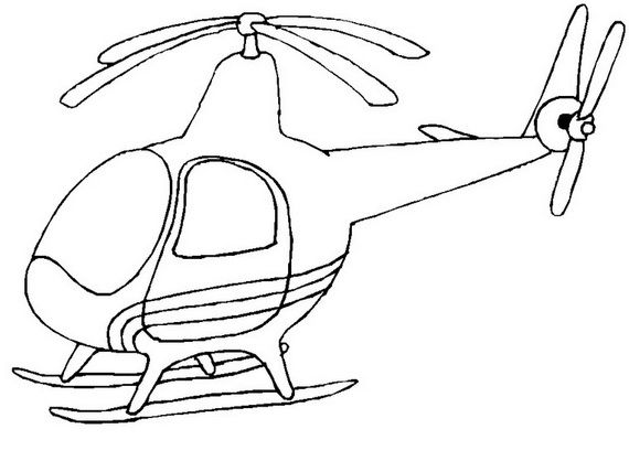 Detail Gambar Helikopter Mewarnai Nomer 4