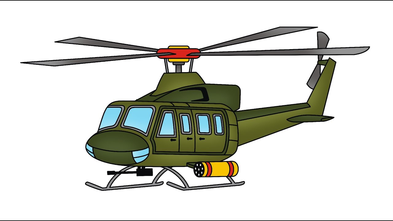 Detail Gambar Helikopter Mewarnai Nomer 34