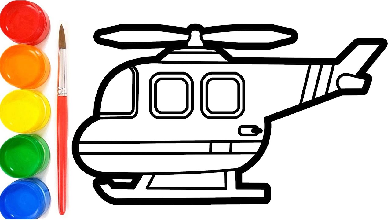 Detail Gambar Helikopter Mewarnai Nomer 45