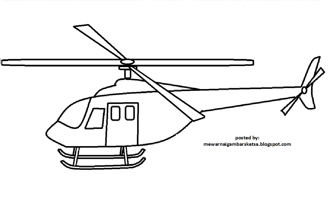 Detail Gambar Helikopter Mewarnai Nomer 55