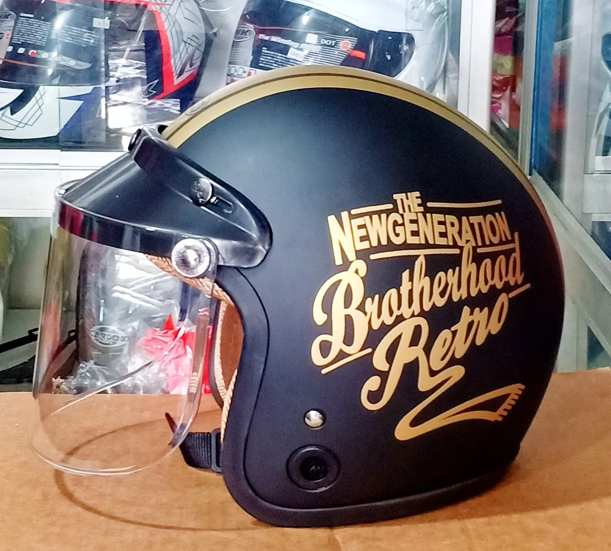 Detail Gambar Helm Bogo Kaca Datar Nomer 57