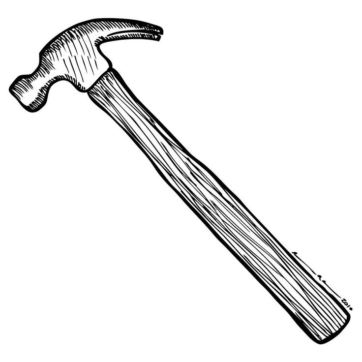 Detail Hammer Zeichnen Nomer 6