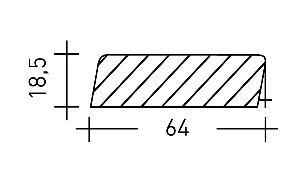 Detail Rhombusleisten Abschluss Nomer 22