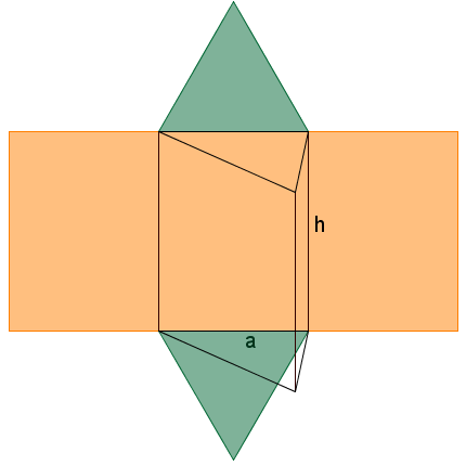 Dreiecksprisma Netz - KibrisPDR