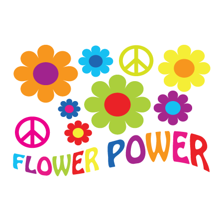 Detail Flower Power Font Nomer 6