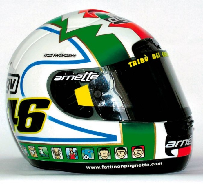 Detail Gambar Helm Rossi Nomer 58