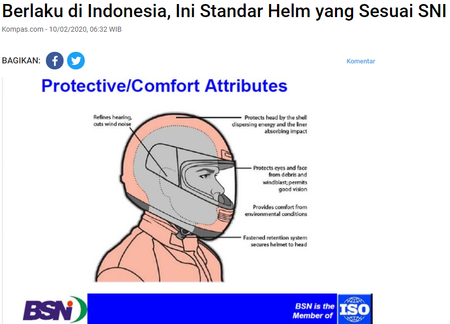 Detail Gambar Helm Standar Sni Nomer 13