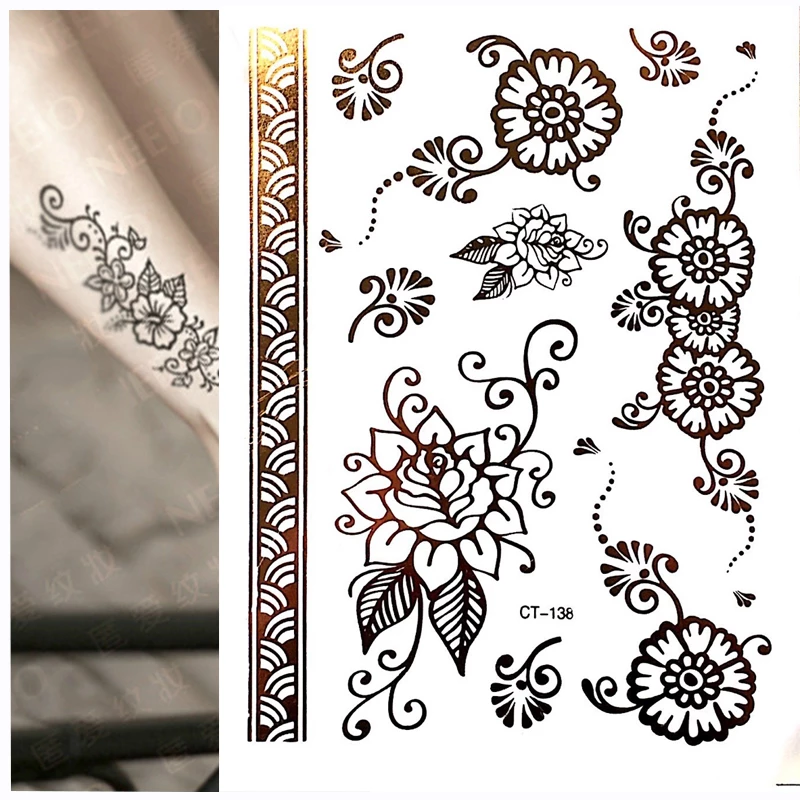 Detail Gambar Henna Bunga Di Kaki Nomer 21