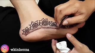 Download Gambar Henna Bunga Di Kaki Nomer 9