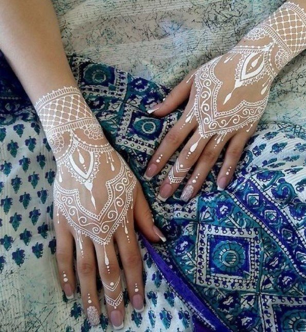 Detail Gambar Henna Bunga Mawar Simple Nomer 52