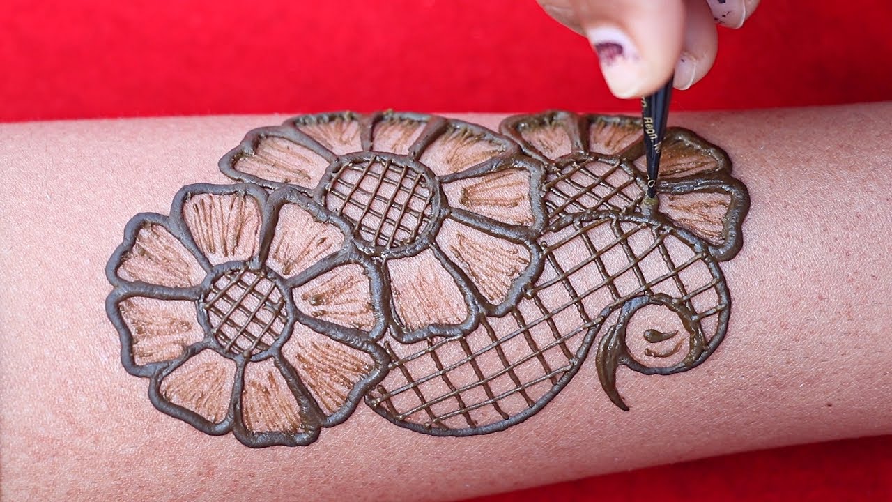 Detail Gambar Henna Bunga Simple Untuk Pemula Nomer 36