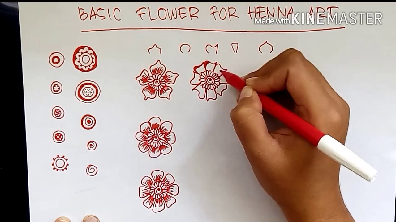 Detail Gambar Henna Bunga Simple Untuk Pemula Nomer 6