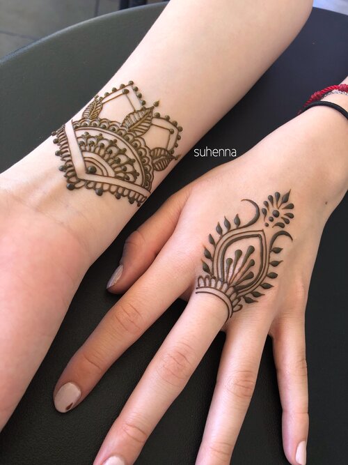 Detail Gambar Henna Bunga Simple Untuk Pemula Nomer 55