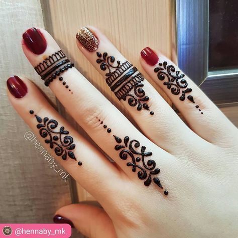 Detail Gambar Henna Di Jari Tangan Nomer 19