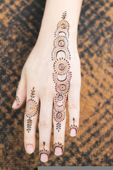 Detail Gambar Henna Di Jari Tangan Nomer 9