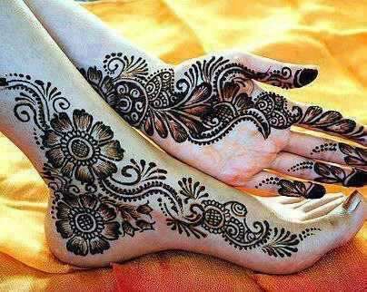 Detail Gambar Henna Di Kaki Nomer 16