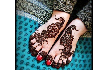 Detail Gambar Henna Di Kaki Nomer 21