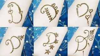 Detail Gambar Henna Huruf Nomer 30